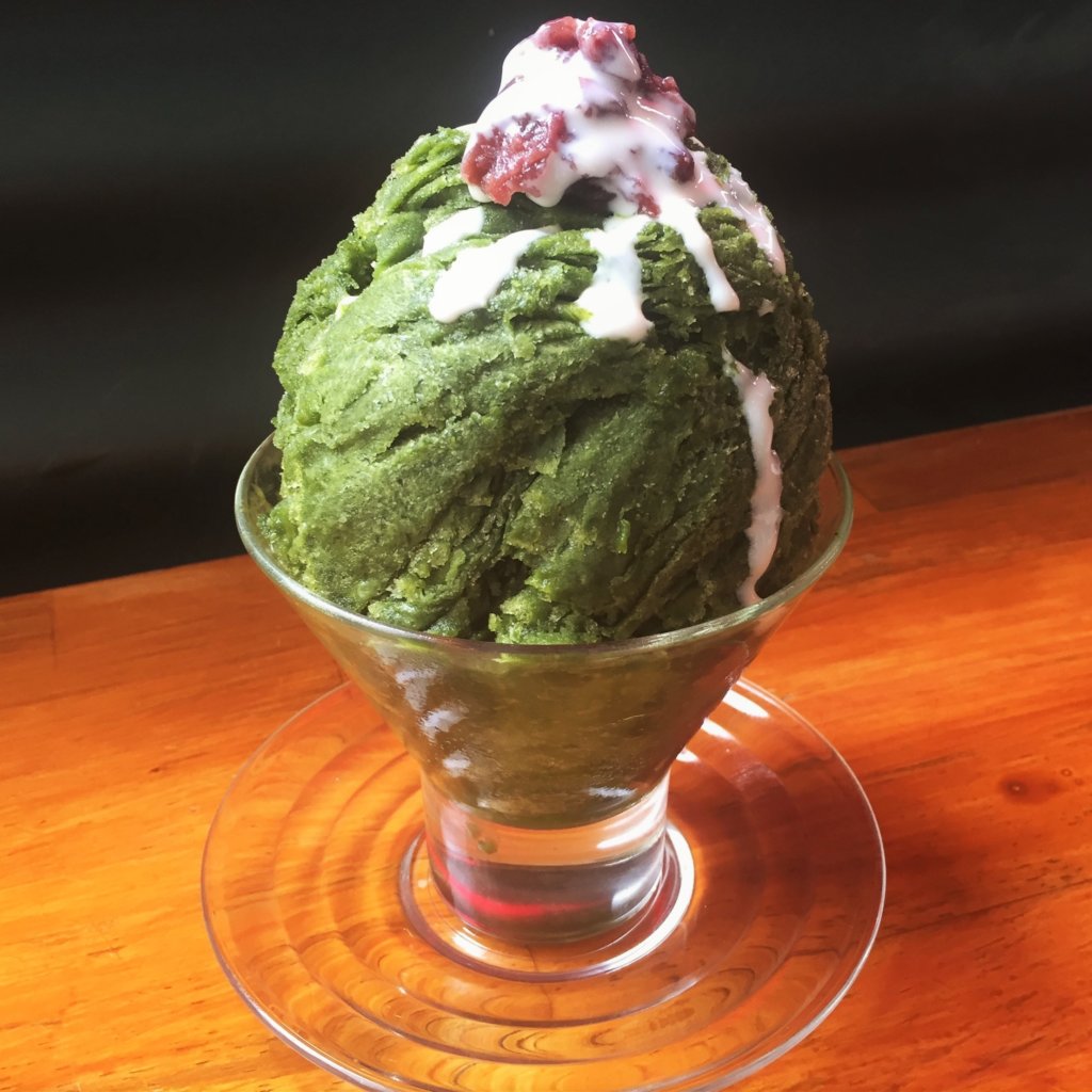 「雪ノ下銀座」の「京都宇治抹茶氷(750円)」