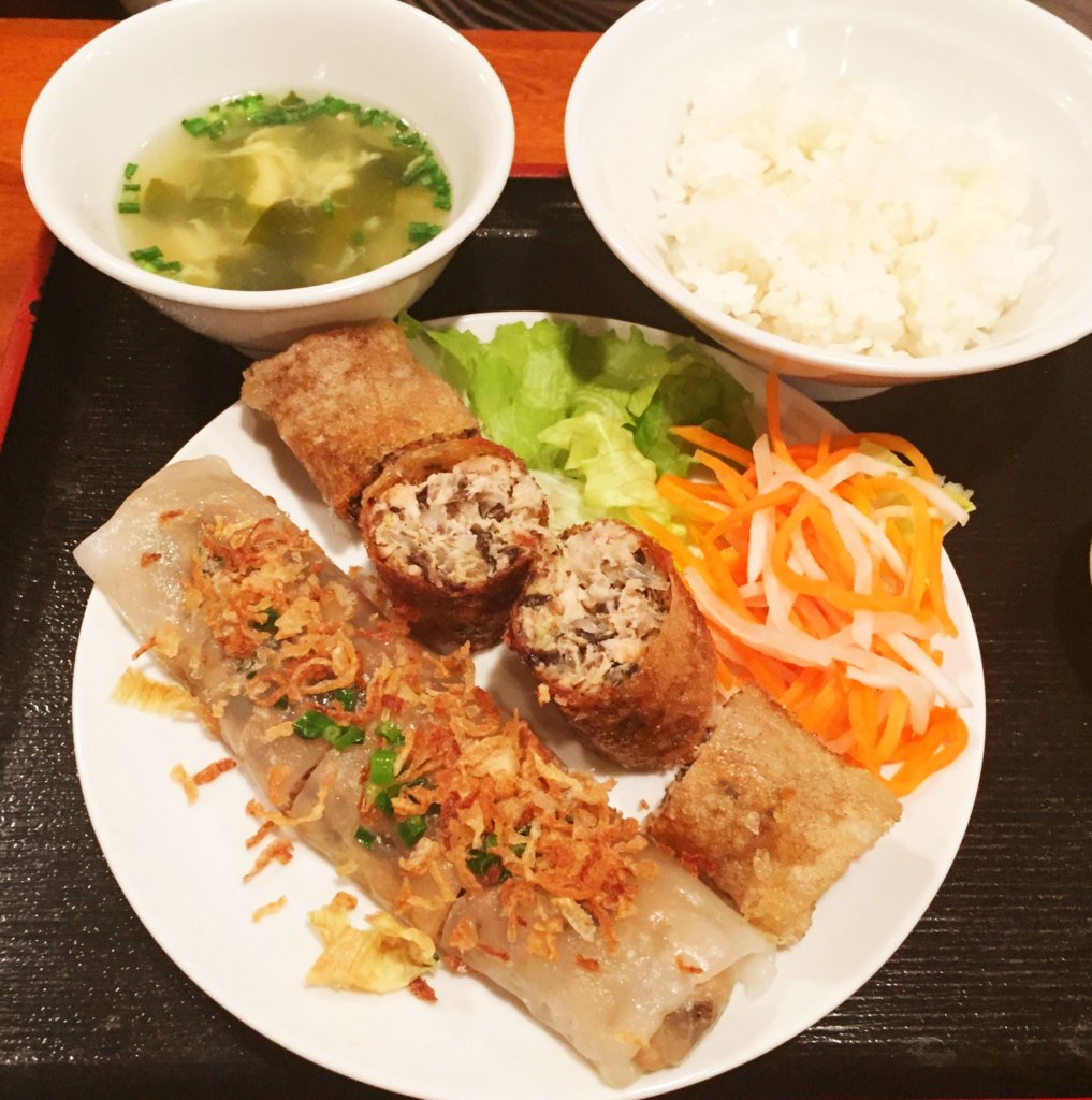 有楽町「サイゴン」の「ネム・クンランチ(1,000円)」