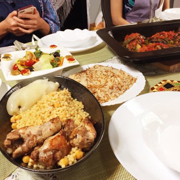 Tadaku(タダク)のEtimal先生のシリア料理教室にて♪1人で参加しやすい雰囲気です☆