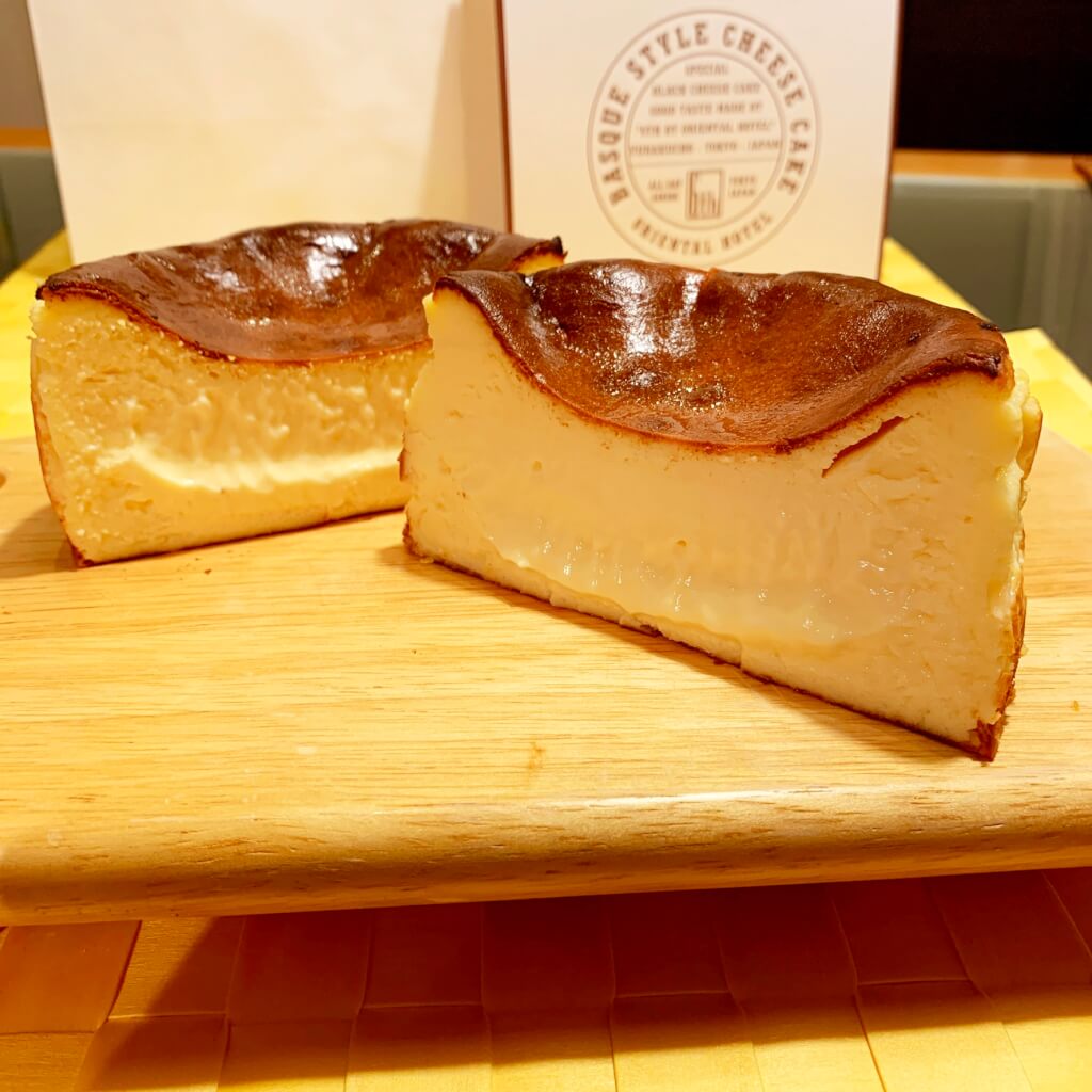【有楽町テイクアウト・お取り寄せ】スイーツ：「6th by ORIENTAL HOTEL（シクスバイオリエンタルホテル）」絶品バスクチーズケーキ！人気の味をお家でも☆ Cocoの銀座・新橋グルメ。